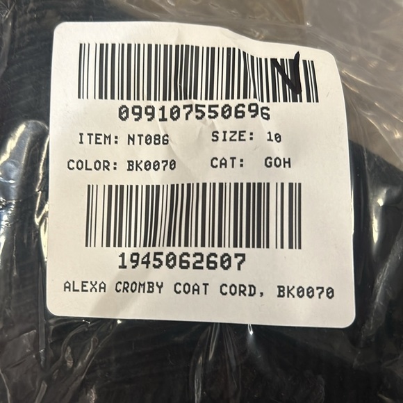 Madewell Alexa Chung for Madewell Oversized Long Coat in Corduroy NT086 - Picture 7 of 7